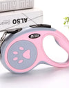3m 5m Nylon Dog Leash Automatic Retractable Durable Cat Lead Extending Puppy Walking Running Traction Roulette For Small Dogs