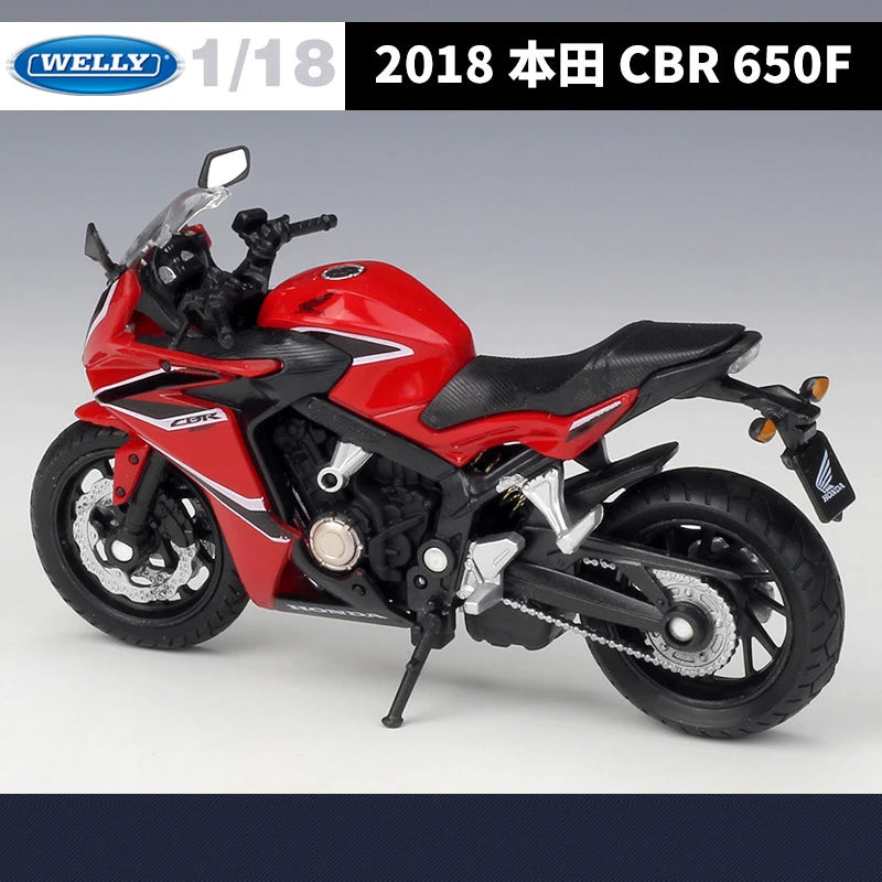 1 18 Scale Honda CBR650F Diecast Motorcycle Model