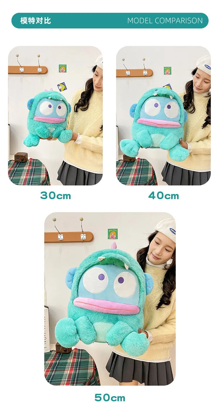 Cute Blue Character Plush Stuffed Doll Toy