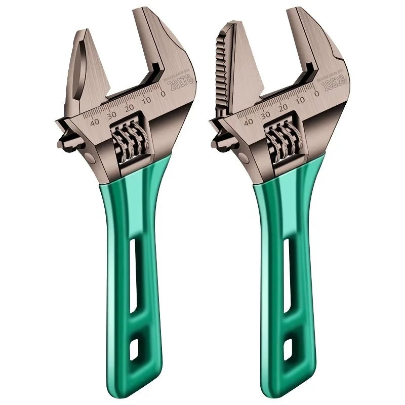 Adjustable Stubby Wrench Wide Opening Alloy Steel Forged Wrench With Short Handle Spanner Tools For Home Garage Workshop