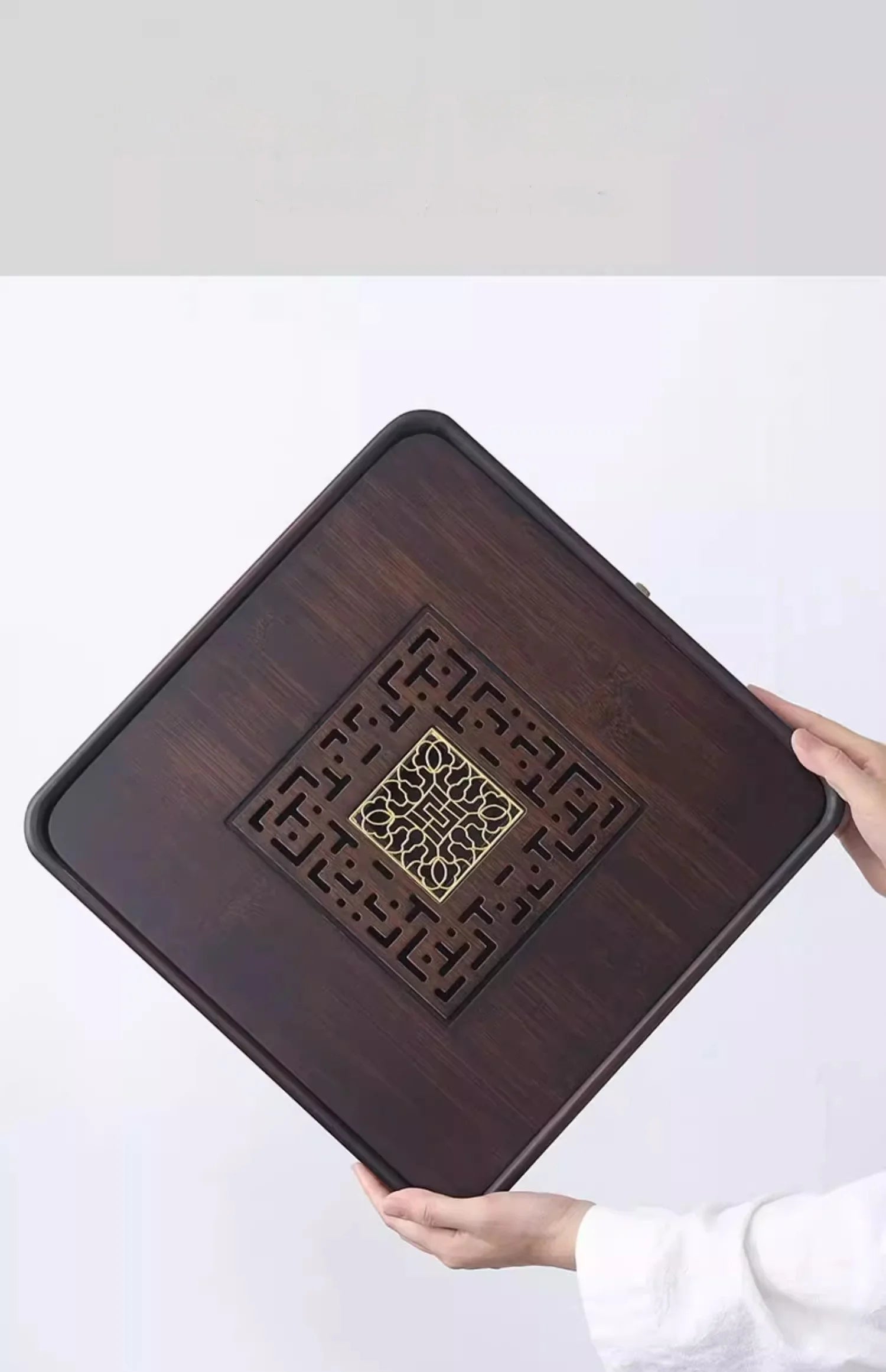 Home And Kitchen Tea Tray Portable Dishes For Tea Ta Kawi Bamboo Rectangle Wooden Tray For Chaban Tea Table Serving Trays