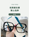 Big Size Woman Eyeglasses Ultra light TR90 White Eyewear Square Full Frame Optical Prescription Frames