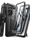 For Samsung Galaxy S25 Ultra Case UB Pro Full-Body Dual Layer Rugged Belt-Clip Phone Case with Built-in Screen Protector