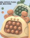 Pop Push Press Bubble Sensory Toys Whack Music Quick Press Bubble Game Machine Squeeze Stress Relief Toy for Kids Adult Gift