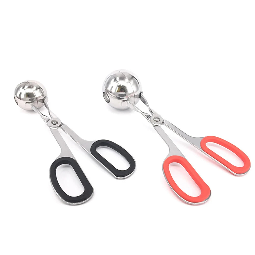 Meatball Maker Tool Stainless Steel Clip Newbie Non Stick Stuffed Meat Ball Spoon Shaper Cooking Scoop Kitchen Accessories