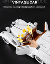 Diecast 1/18 1936 500K Classic Car Alloy Metal Model Sound And Light Toy Collect Display Ornament