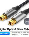 Digital Optical Audio Cable Toslink SPDIF Coaxial Cable 1m 2m for Amplifiers Blu-ray Xbox 360 PS4 Soundbar Fiber Cable