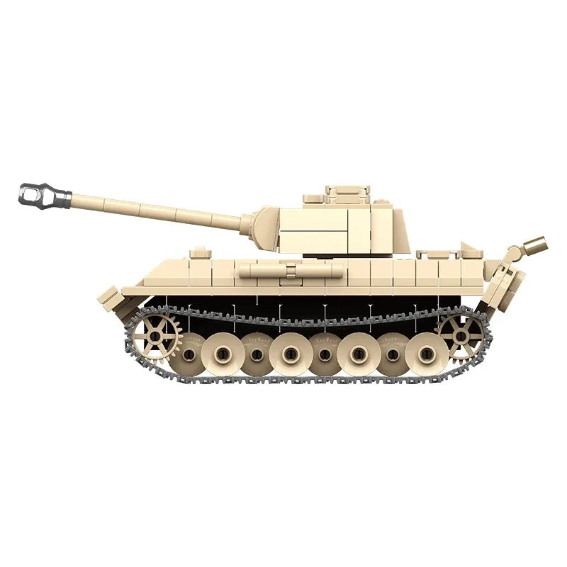 Ww2 Military World War German Leopard Medium Tank Building Blocks Bricks  Educational Toys for  Boy Christmas Gifts