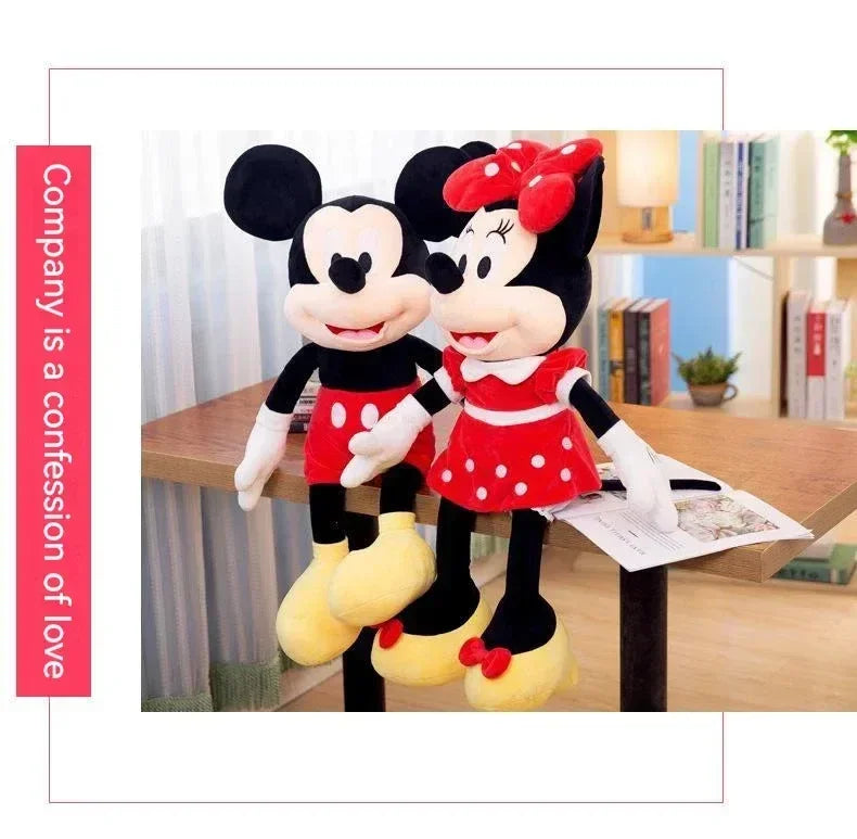 Cartoon Mouse Plush Doll Super Soft Crystal Velvet Pillow