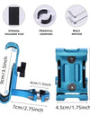 Metal Motorcycle Bike Phone Holder Aluminum Alloy Anti-slip Bracket GPS Clip Universal Bicycle Stand Support for All Smartphones