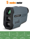 Laser Rangefinder Golf Hunting Outdoor 650m Telescope with Flag-Lock Slope Adjusted Distance Meter