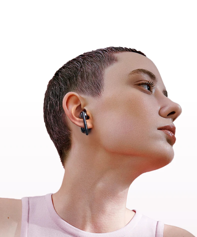 F60 Open Ear 360° Panoramic Sound Headphones Deep Bass Earphones Hi-Pure Original High Lossless Quality Sound Headset