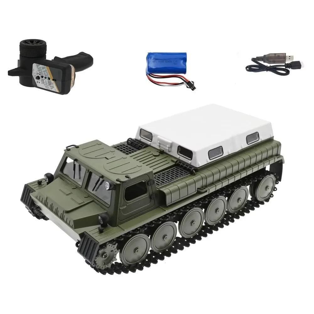 116 Scale Military Transport RC Truck With Trailer