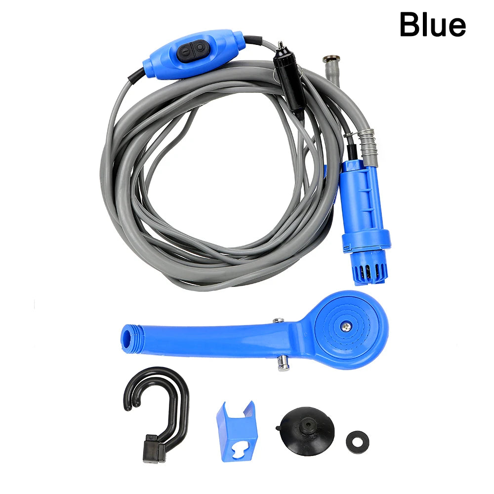 Portable 12V Caravan Camping Shower Pump Kit