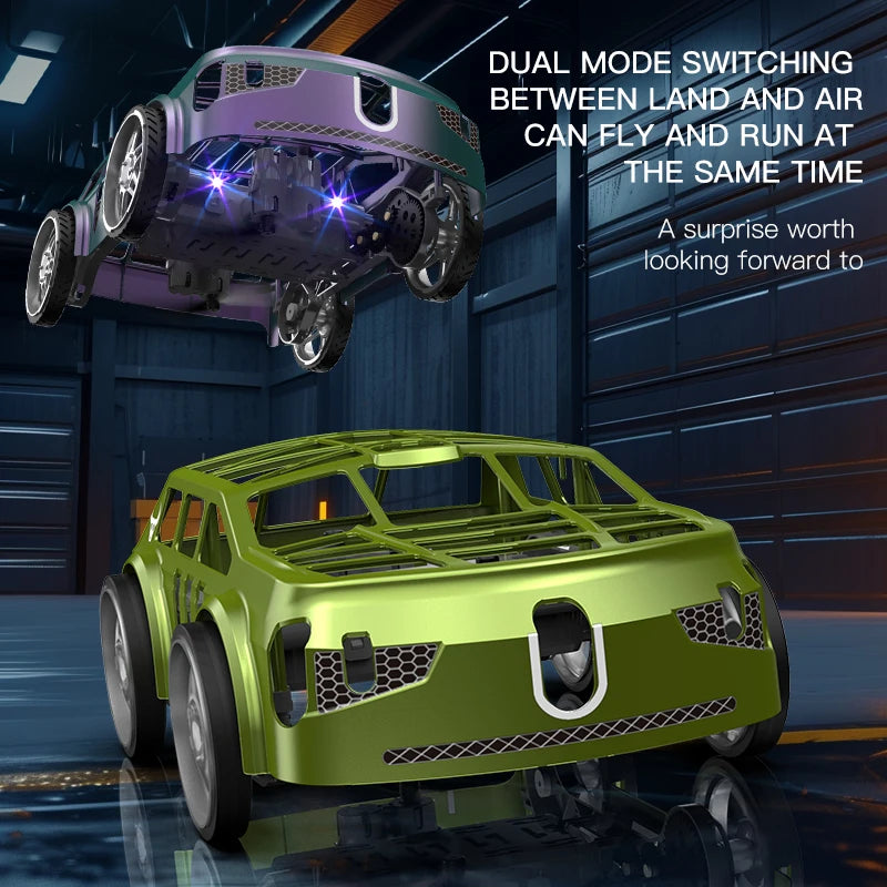 PRO RC Car 2-In-1 Air-Ground Flying 2.4GHz RC Quadcopter Headless Mode With Electric Aerial Vehicle Mini Dron Toys