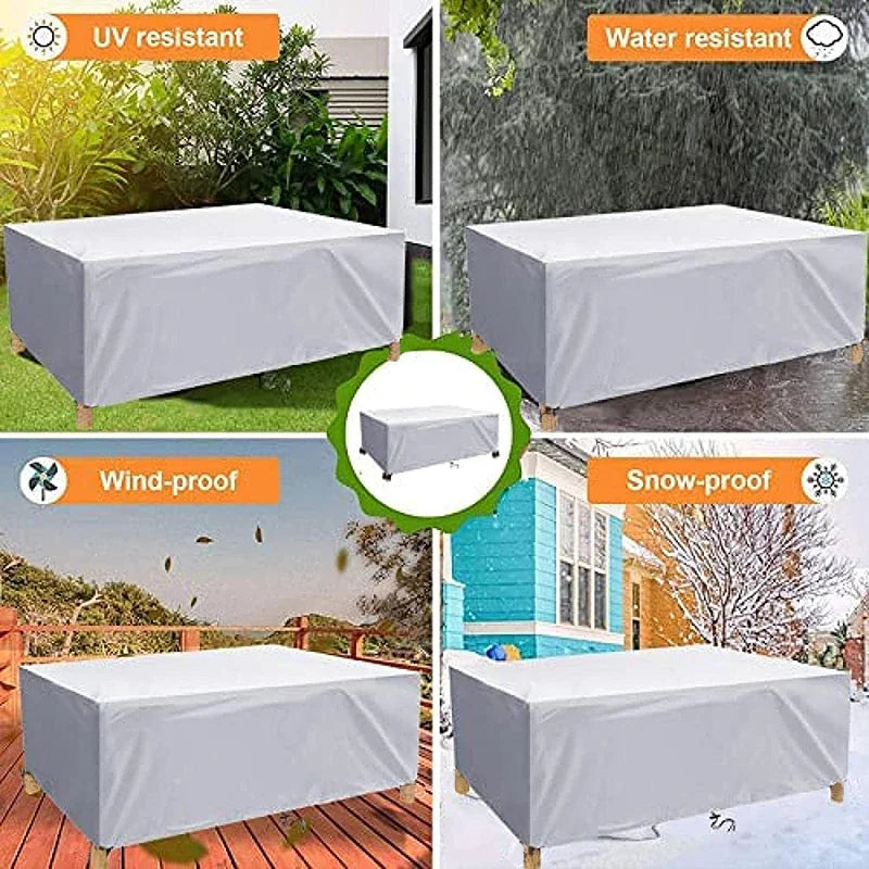 Outdoor Waterproof Patio Furniture Cover 210D Garden Sofa Table Chair Rain Snow Dust Protector