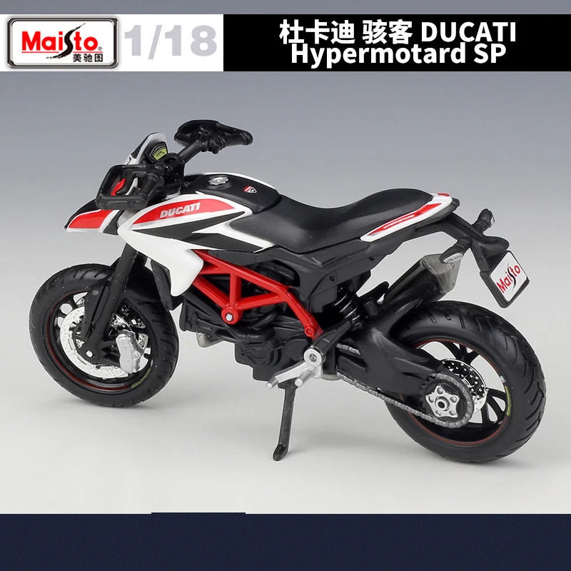 1 18 Scale Ducati Hypermotard SP Diecast Motorcycle Model