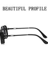 Square Punk Sunglasses For Men Luxury Steampunk Vintage Fashion Glasses Retro Shades