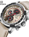 Watch For Men Multifunction Sport Luminous Mans Quartz Leather Watches