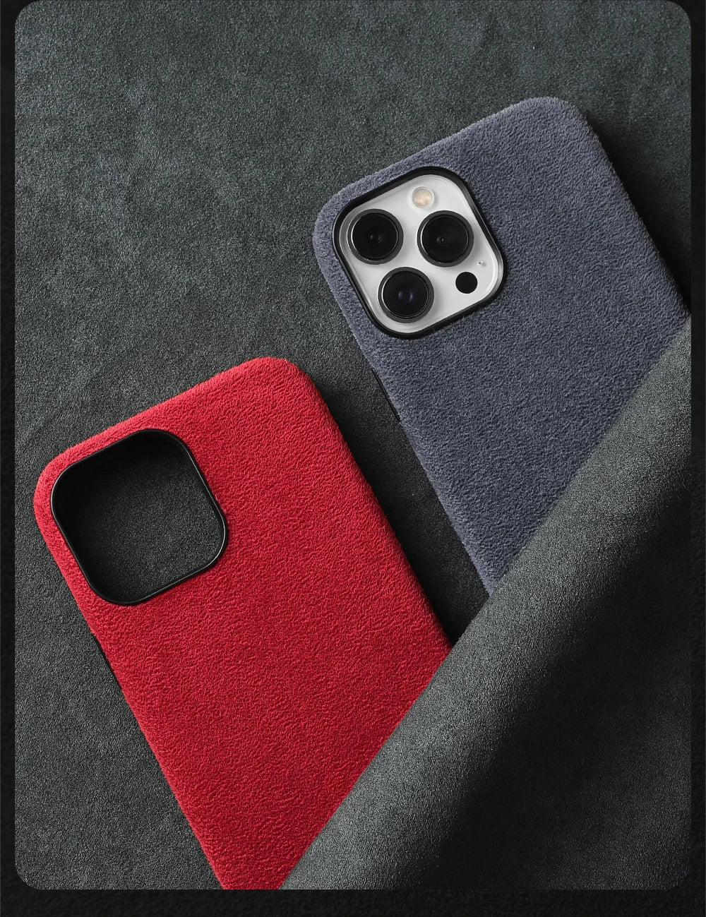 for Magsafe Case Soft Suede Fur Car Leather Phone Case for iPhone 14 Pro Max 14Pro 14 Plus  Back Cover