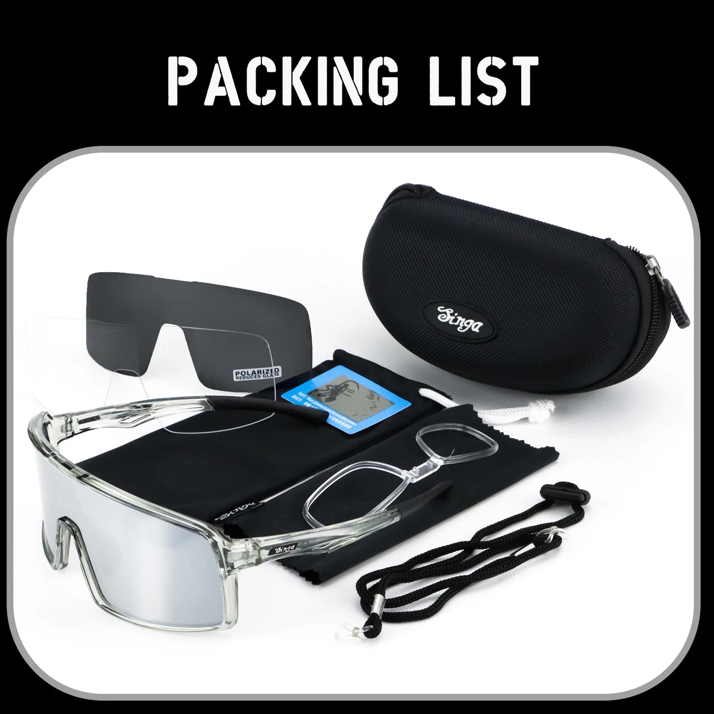 Photochromic Cycling Sunglasses UV400 Sports Bike Eyewear