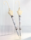 Cute Long Umbrella for Women Windproof Korean Style Transparent Umbrella for Rain Travel Fashion Cat Umbrellas