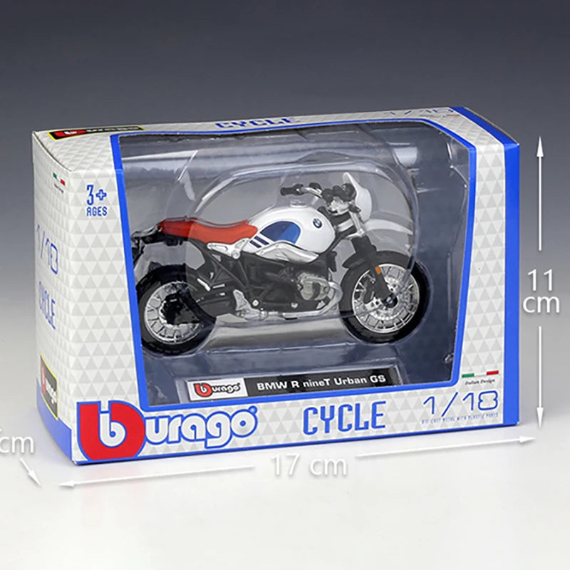 1 18 Scale BMW R nineT Urban GS Diecast Motorcycle Model