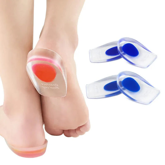 1Pair Spurs Pain Foot Shoe Insoles Silicone Gel Orthopedic Insole for Feet Height Increasing Shoe Pads Shock Absorbing Shoe Sole