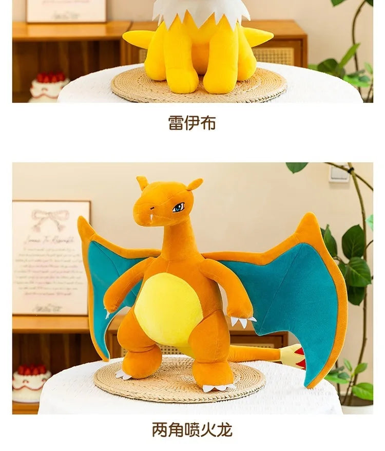 Cute Fantasy Creature Plush Toy Set Soft Stuffed Pillow