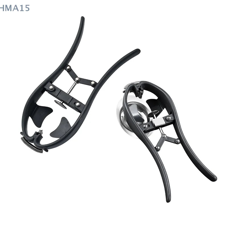 Stainless Steel Egg Cracker & Separator – Handheld Egg Opener with Yolk White Separator Tool