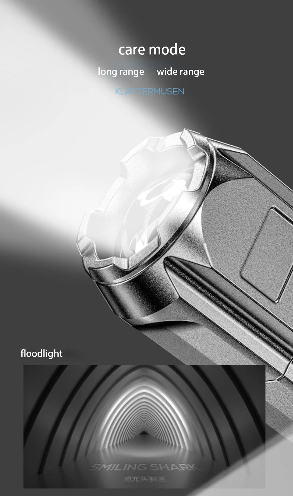 Portable LED Flashlight Rechargeable USB Zoom Torch 18650 Waterproof Tactical Light