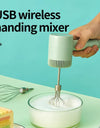 Automatic Egg Beater Electric Household Baking Cream Beater And Dough Beater Cake Mixer Cream Beater Mini Electric Wireless Hand