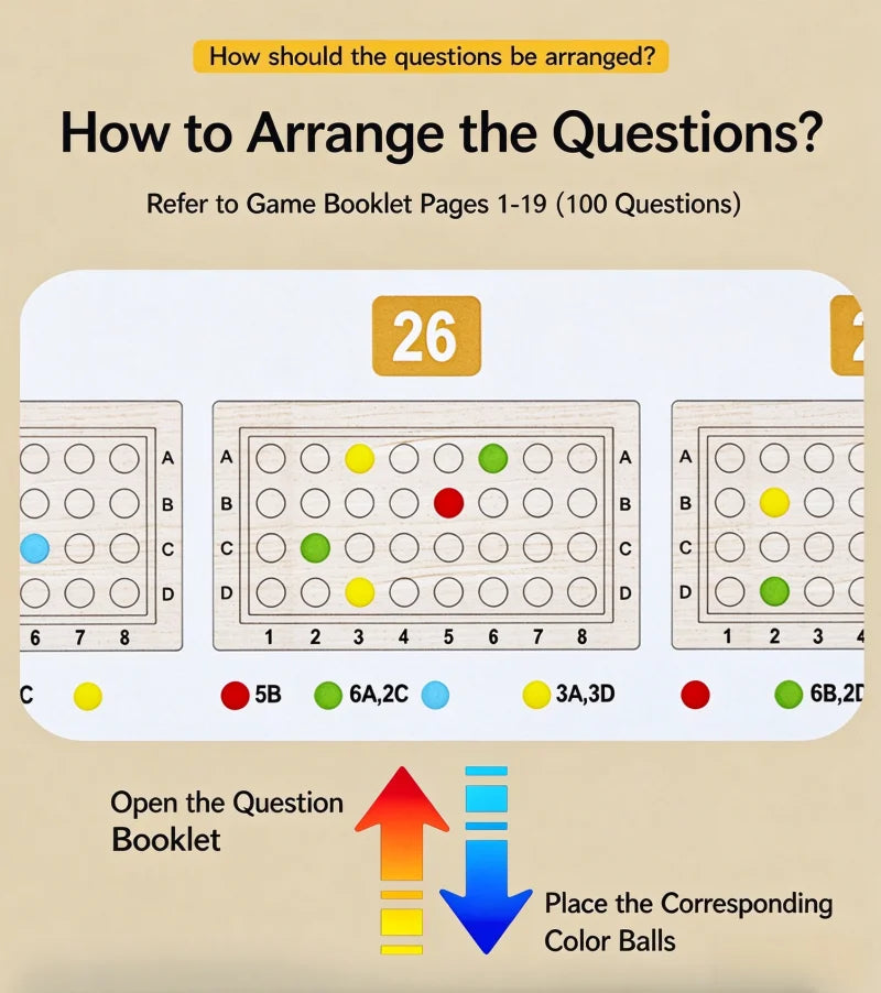 Wooden Magic Ball Cube Logic and Colour Matching Puzzle
