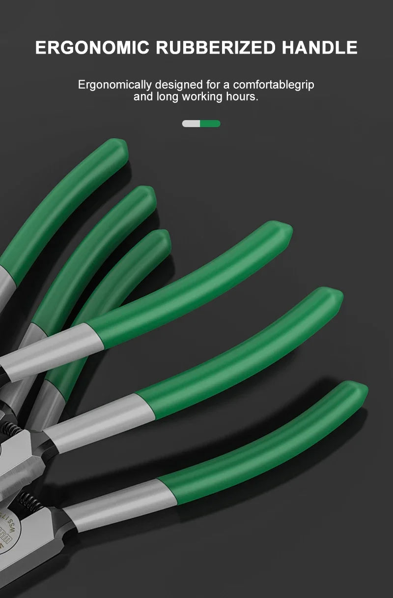 5/7/9/13 inch Snap Ring Pliers Set Lock Ring Circlip Pliers for Removing Installing Puller Locking Rings Shafts Hand Tool