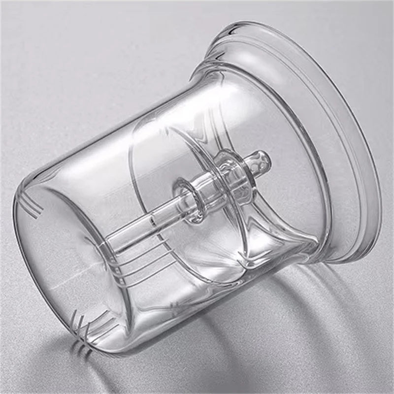 Japanese Heat Resistant Glass Tea Pot with Infuser Copper Wood Handle 1150ml High Borosilicate Tea Kettle