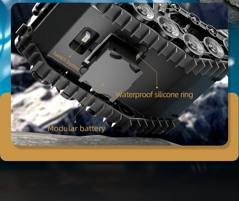 4WD RC Car 2.4G Amphibious 4 Wheel Remote Control Truck Climbing Off Road Waterproof Armored Vehicles 's Toys