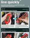 Network Line Tester Cable Finder RJ11 RJ45 Analyzer Test Tracker Receiver Telephone Line Networking Repair Tools