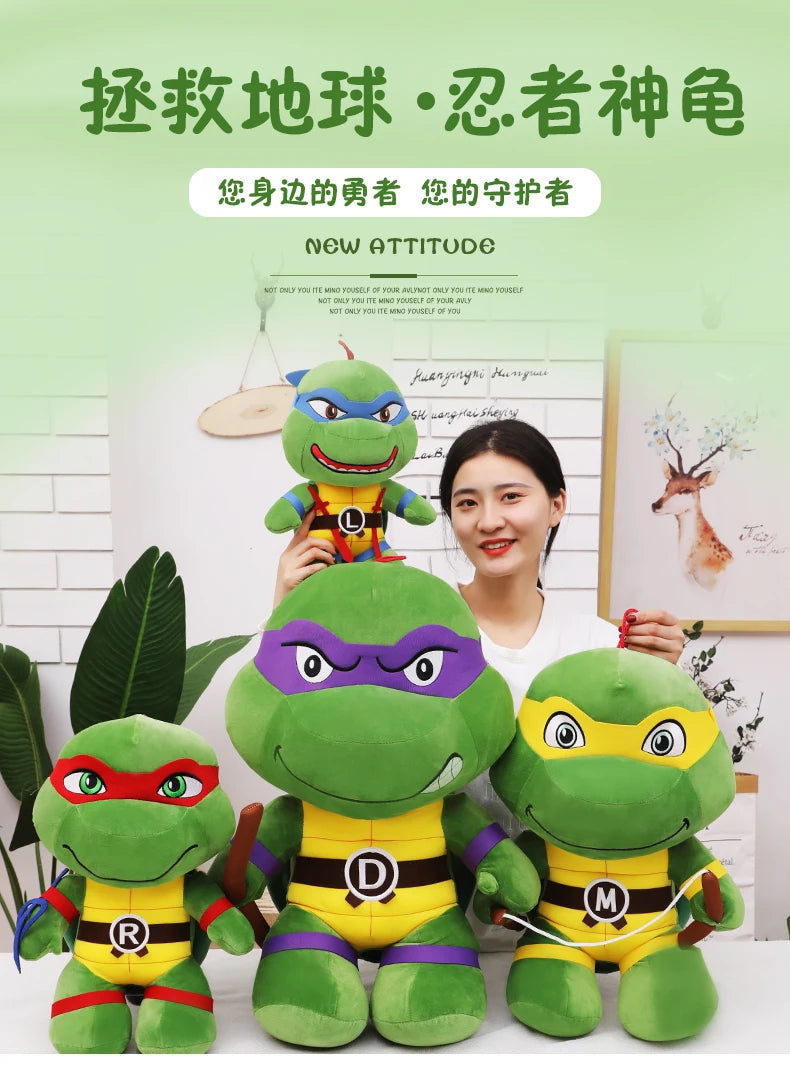 65cm Ninja Turtle Plush Toy Soft Stuffed Animal Doll