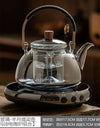 Glass Kettle Household Tea Set Small Steaming Teapot Electric Clay Stove Set