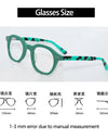 Small Size Retro Polygon Eyeglasses Green Luxury Acetate Eyewear Optical Prescription Frames