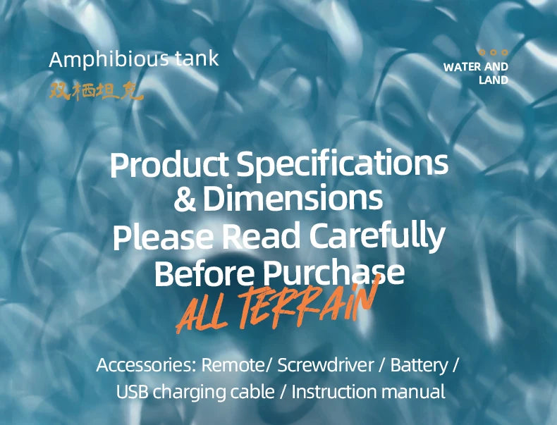 4WD RC Car 2.4G Amphibious 4 Wheel Remote Control Truck Climbing Off Road Waterproof Armored Vehicles 's Toys