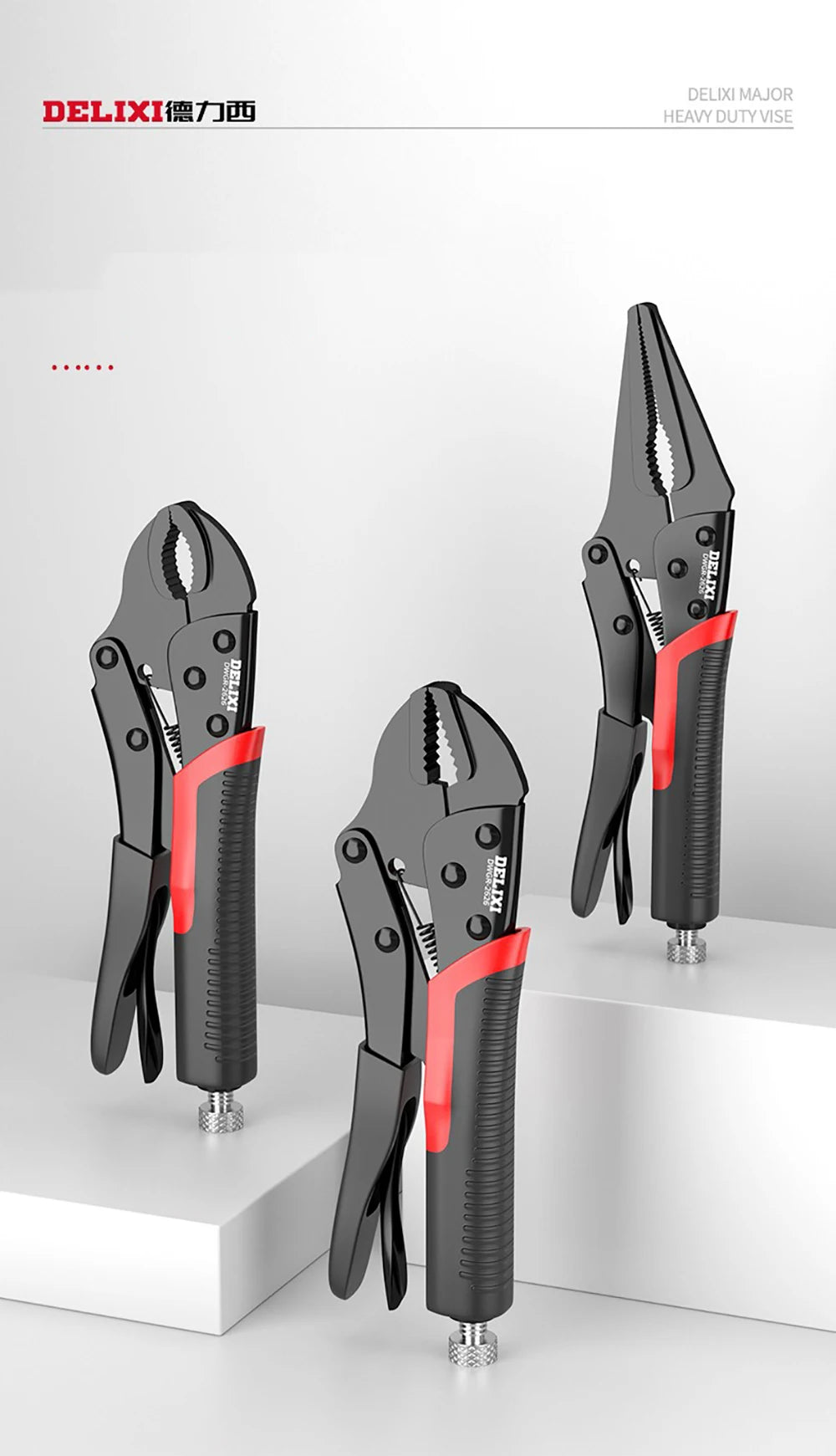 Multifunctional Pliers Adjustable Plate Hand Clamp Locking Pliers Universal Manual Pressure Industrial-grade Round Nose Pliers