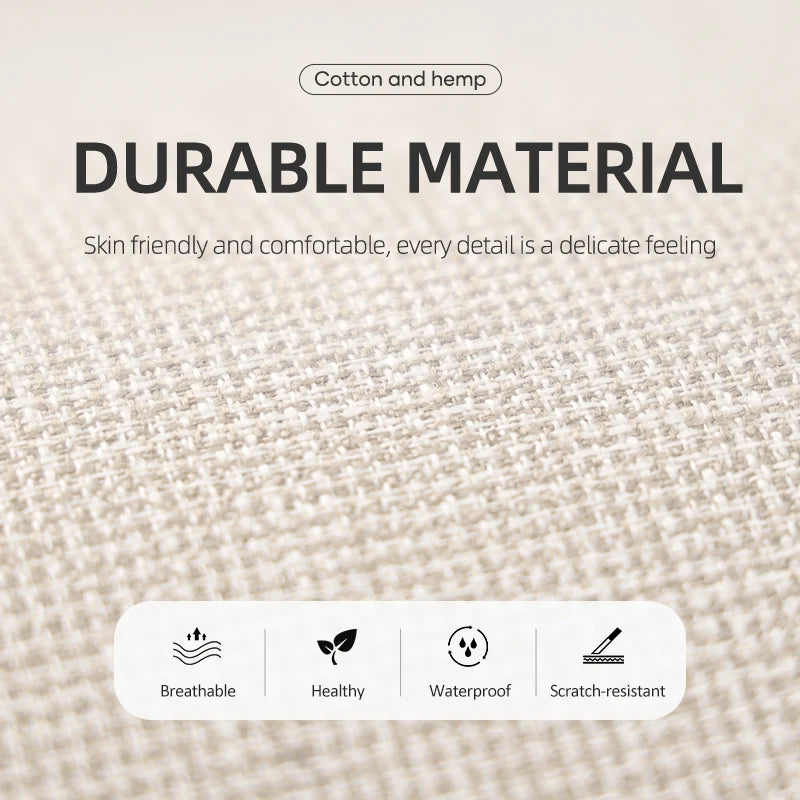 Karcle Car Seat Cover Linen Cotton Car Seat Cushion Soft Universal Auto Seat Cushion Chair Protector Auto Seats Cover Office Pad