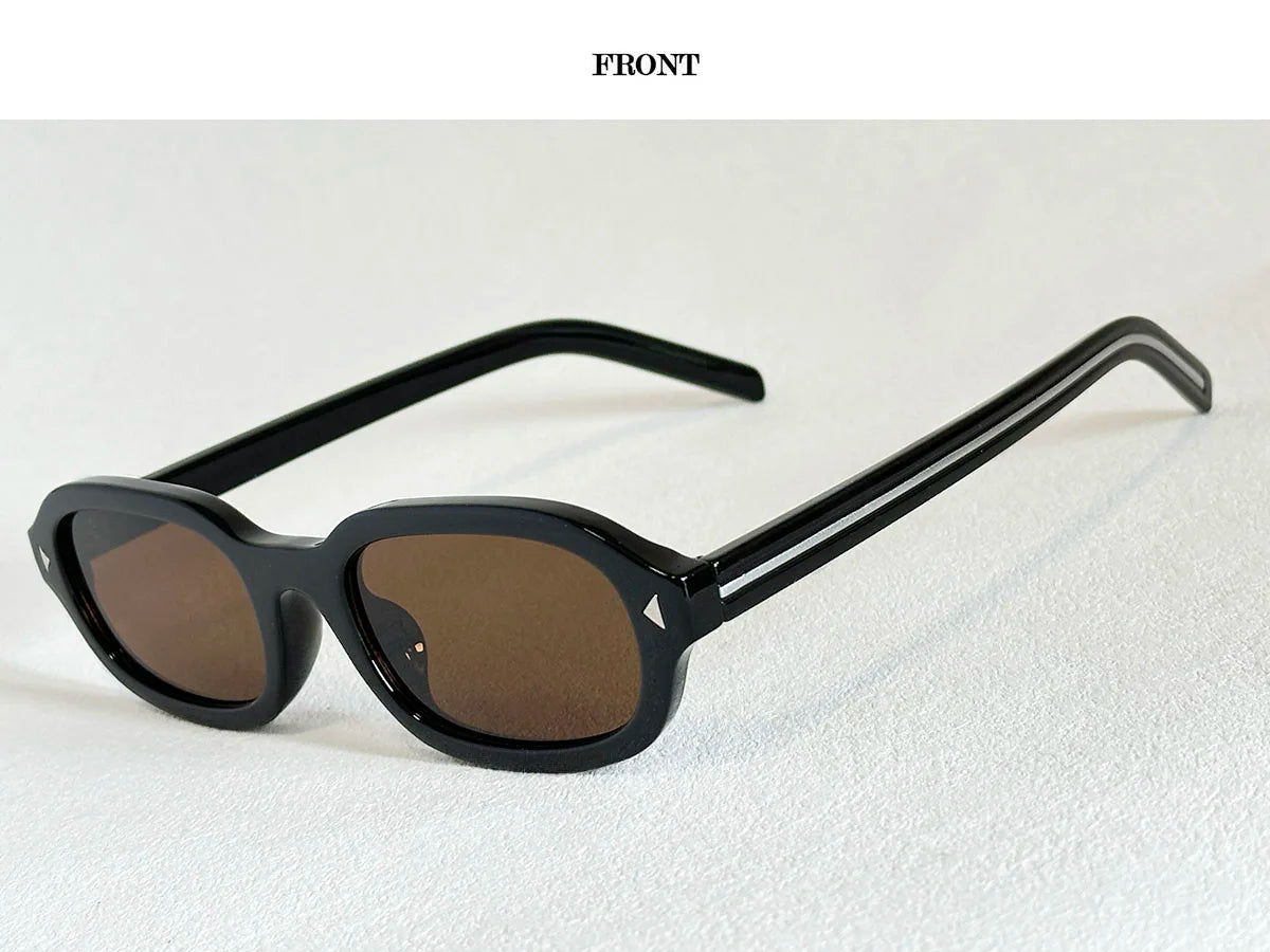 Oval Fashion Sunglasses With UV400 Protection