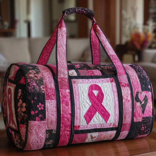 Adjustable Strap 3D Quilted Duffle Bag Large Capacity Sports Travel Tote