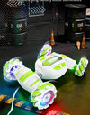 RC Stunt Car With Music Lights Double Remote Control 360° Degree Rotation Off Road Kids Rc Drift Car Toy