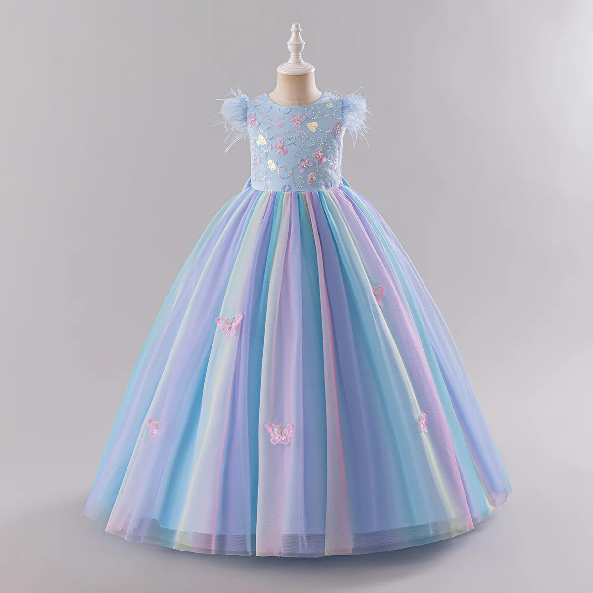 Girls Princess Dress - Fluffy Tulle Ball Gown for 1st Birthday/Wedding/Pageant | Flower Girl Party Dress