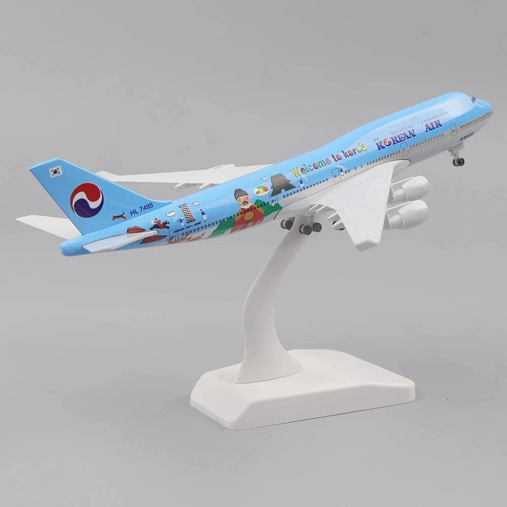 20CM Korea Boeing 747 Aircraft Model
