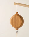 Baby Bed Bell Music Box Hanging Toys Wood Grain 360° Rotary Newborn Infant Crib Mobile Musical Box 0 12 Months Baby Rattles Toys