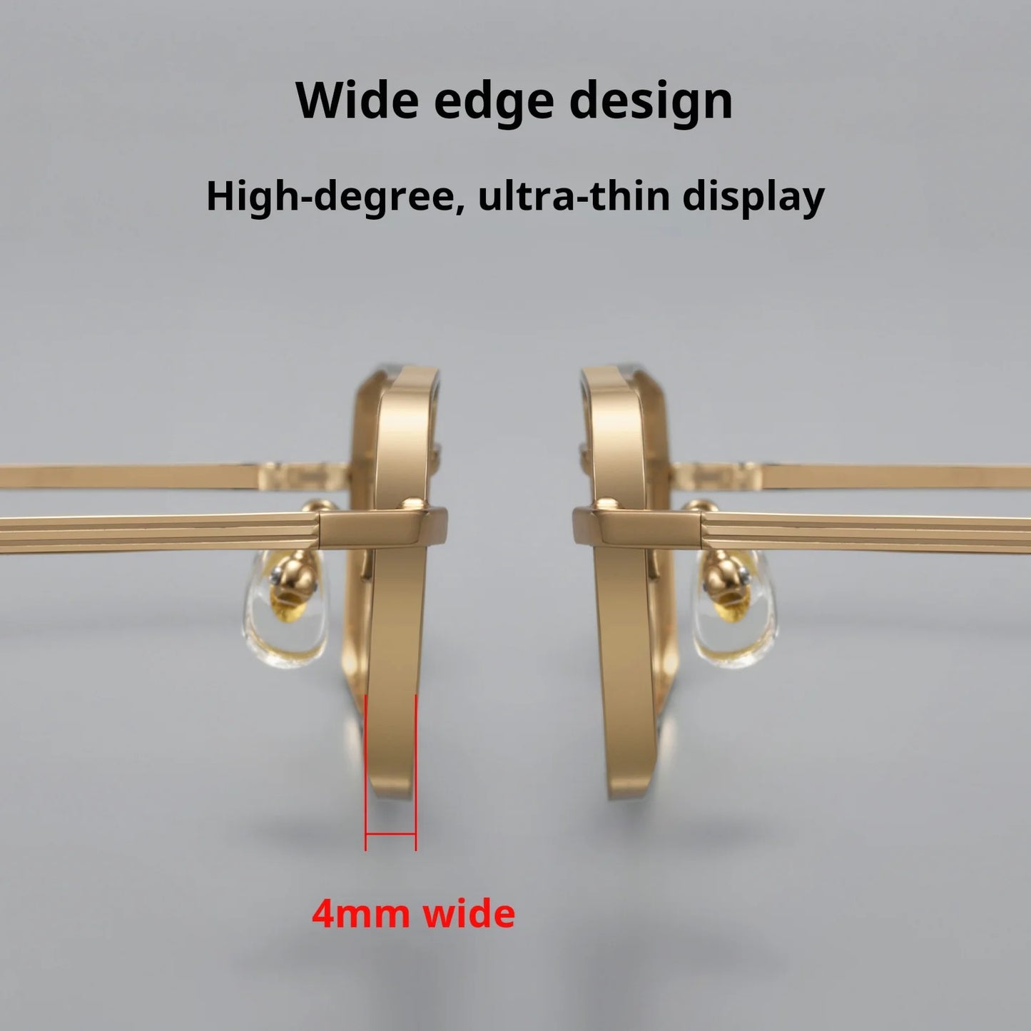 Small Square Lightweight Titanium Eyeglasses Frames